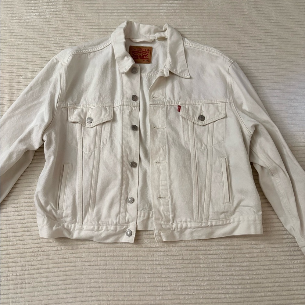 Levi's White Denim Jacket for Women